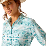 ARIAT VENTTEK STRETCH WOMENS LONG SLEEVE SHIRT - NORA PRINT [SZ:XS]