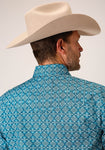 ROPER MENS AMARILLO COLLECTION LONG SLEEVE - BLUE