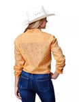 ROPER FIVE STAR COLLECTION LONG SLEEVE WOMENS SOLID SHIRT - YELLOW [SZ:XS]