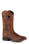 ROPER JAMES MENS LEATHER BOOTS - TAN [SZ:7.0]