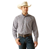 ARIAT WALKER WRINKLE FREE MENS LONG SLEEVE SHIRT - SKYWAY [SZ:S]