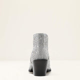 ARIAT DIXON GLITZ WOMENS BOOTIES - SILVER SPARKLE [SZ:7.5]