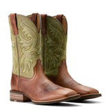 ARIAT MENS SLINGSHOT - DARK TAN/EASY GREEN [SZ:8.0]