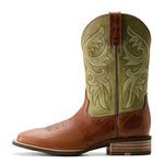 ARIAT MENS SLINGSHOT - DARK TAN/EASY GREEN [SZ:8.0]