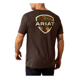 ARIAT AMBUSH CAMO MENS T SHIRT - VINTAGE BLACK [SZ:M]