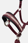 HORZE PHYSICAL SOPHISTICATION HALTER SET - BURGUNDY BROWN [SZ:PONY]