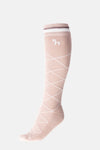 HORZE YOUNG RIDER LUCIA SOCKS - DUSTY PINK [SZ:EU 35-38/ AU 4-6]