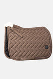 HORZE NATURE MADE LEISURE DRESSAGE PAD - ESPRESSO BROWN [SZ:FULL]