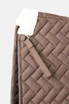 HORZE NATURE MADE LEISURE DRESSAGE PAD - ESPRESSO BROWN [SZ:FULL]