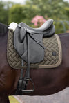 HORZE NATURE MADE LEISURE DRESSAGE PAD - OLIVE GREEN [SZ:FULL]