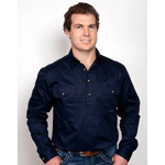 JUST COUNTRY CAMERON SHIRT NAVY