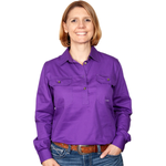 JUST COUNTRY JAHNA SHIRT PURPLE