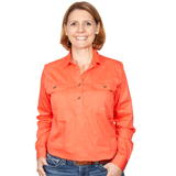 JUST COUNTRY JAHNA SHIRT HOT CORAL