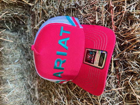 ARIAT PATRIOT CAP - RASPBERRY 