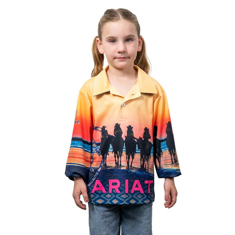 ARIAT KIDS FISHING SHIRT - COASTAL COWGIRLS [SZ:K2]