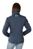 PURE WESTERN SIENNA WOMENS SOFT SHELL JACKET - NAVY MARLE