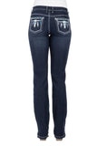 PURE WESTERN RAINA WOMENS STRAIGHT 34" LEG JEANS - OLD INDIGO