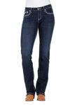 PURE WESTERN RAINA WOMENS STRAIGHT 34" LEG JEANS - OLD INDIGO