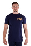 WRANGLER PAYNE MENS SHORT SLEEVE TEE - NAVY