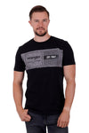 WRANGLER STEWART MENS SHORT SLEEVE TEE - BLACK