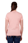 WRANGLER PAIGE WOMENS SHORT SLEEVE TEE - BLUSH