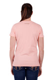 WRANGLER PAIGE WOMENS SHORT SLEEVE TEE - BLUSH