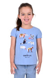 THOMAS COOK CHARLOTTE GIRLS SHORT SLEEVE TEE - POWDER BLUE