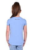 THOMAS COOK CHARLOTTE GIRLS SHORT SLEEVE TEE - POWDER BLUE