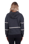 WRANGLER CATHIE WOMENS PULLOVER HOODIE - CHARCOAL [SZ:8]