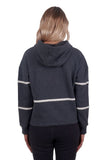 WRANGLER CATHIE WOMENS PULLOVER HOODIE - CHARCOAL [SZ:8]