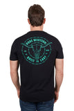 PURE WESTERN WALKER MENS SHORT SLEEVE TEE - BLACK [SZ:XS]