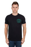 PURE WESTERN WALKER MENS SHORT SLEEVE TEE - BLACK [SZ:XS]