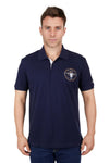 PURE WESTERN MENS MACK POLO - NAVY [SZ:S]