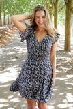 PURE WESTERN BRONTE SHORT SLEEVE DRESS - MULTI [SZ:8]