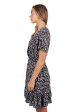 PURE WESTERN BRONTE SHORT SLEEVE DRESS - MULTI [SZ:8]