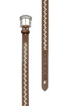 PURE WESTERN ZAHLI BELT - TAN [SZ:XS]