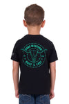 PURE WESTERN WALKER BOYS SHORT SLEEVE TEE - BLACK [SZ:6]