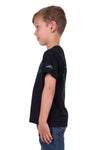 PURE WESTERN WALKER BOYS SHORT SLEEVE TEE - BLACK [SZ:6]