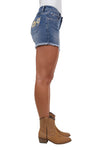 PURE WESTERN PEYTON WOMENS SHORTS - RETRO BLUE [SZ:6]