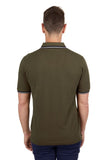 THOMAS COOK LOGAN TAILORED SHORT SLEEVE MENS POLO - DARK TAN [SZ:S]