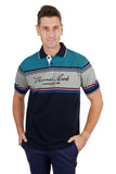 THOMAS COOK DYLAN MENS TAILORED SHORT SLEEVE POLO - NAVY/BLUE [SZ:M]