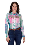 THOMAS COOK KERRY WOMENS LONG SLEEVE SHIRT - MULTI [SZ:8]