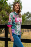 THOMAS COOK KERRY WOMENS LONG SLEEVE SHIRT - MULTI [SZ:8]