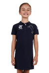 THOMAS COOK LUNA GIRLS SHORT SLEEVE POLO DRESS - NAVY [SZ:8]