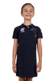 THOMAS COOK LUNA GIRLS SHORT SLEEVE POLO DRESS - NAVY [SZ:8]