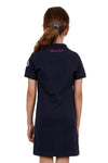 THOMAS COOK LUNA GIRLS SHORT SLEEVE POLO DRESS - NAVY [SZ:8]