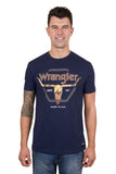 WRANGLER THEO MENS SHORT SLEEVE TEE - NAVY [SZ:S]