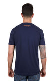 WRANGLER THEO MENS SHORT SLEEVE TEE - NAVY [SZ:S]