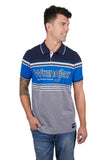 WRANGLER JOEL MENS SHORT SLEEVE POLO - NAVY/ROYAL BLUE [SZ:S]