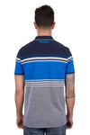 WRANGLER JOEL MENS SHORT SLEEVE POLO - NAVY/ROYAL BLUE [SZ:S]